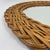 French Riviera Oval Rattan Wall Mirror, France, 1960s For Sale - Image 9 of 12