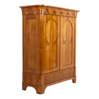 Antique German Biedermeier Cabinet, 1830 For Sale