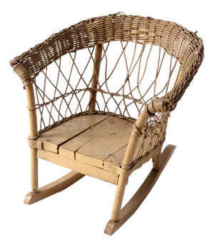 Antique Wicker Children's Chair