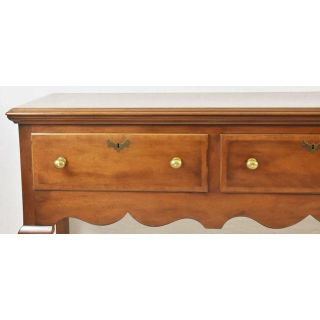 Brown Kittinger Colonial Williamsburg Banded Mahogany Sideboard Huntboard Cw 148 For Sale - Image 8 of 13