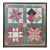 Framed Pieced Quilt Panel For Sale