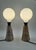 Vintage Table Lamps Aluminium Springs & Large Bulbs, Czechoslovakia, 1970s, Set of 2 For Sale - Image 6 of 13