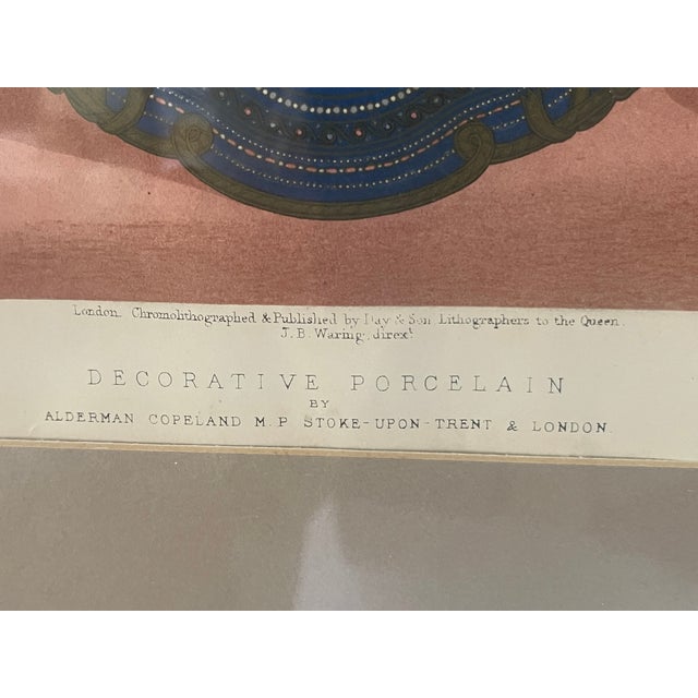 Antique Exhibition Decorative Porcelain Alderman Copeland Phillips Hand Colored Litograph For Sale In Phoenix - Image 6 of 6