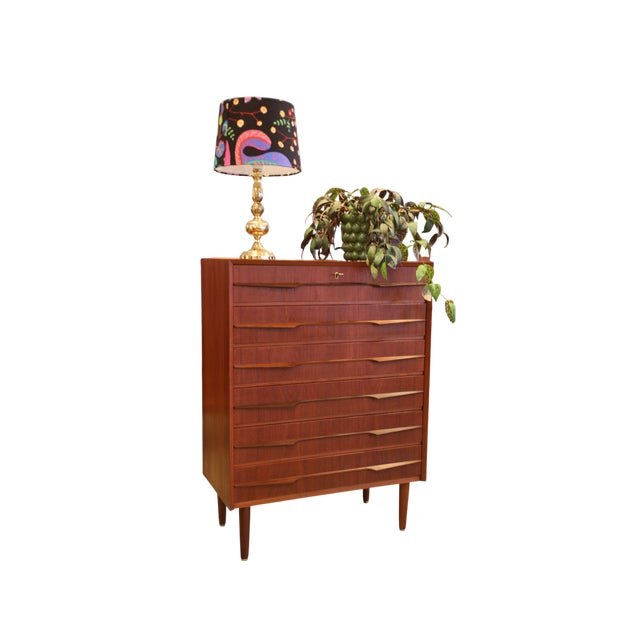 Vintage Danish Chest of Drawers in Teak with Decorative Handles from J.G. Møbler, 1960s For Sale - Image 16 of 17