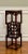 Chinese 20th Century Chinese Square Carved Rosewood Pedestal Stand With Marble Top For Sale - Image 3 of 12