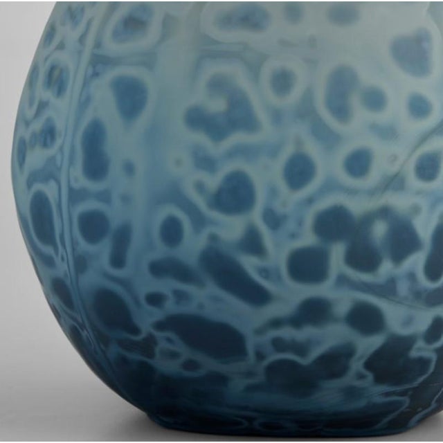 Tiedye Vase | Milky Matte Blue – Large The Tiedye Vases are captivated by their standout design. A reactive glaze...