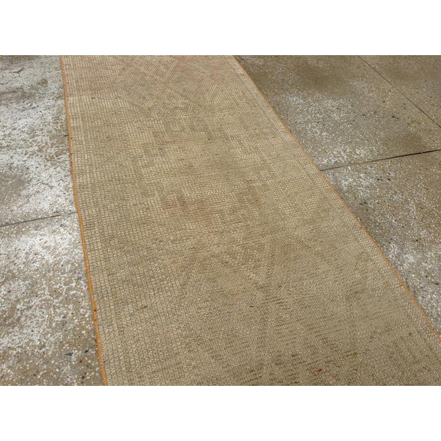 Mid 20th Century Galerie Shabab Collection Mid-20th Century Turkish Anatolian Runner For Sale - Image 5 of 10