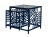 Swirl Nesting Tables - Navy Blue For Sale In West Palm - Image 6 of 6