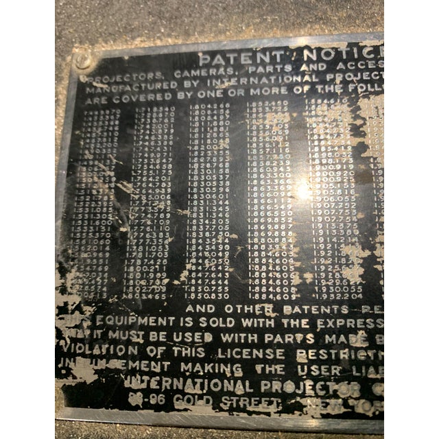 Black 1940s Sps Simplex Sound 35mm Projectors & Films- 2 Pieces For Sale - Image 8 of 13