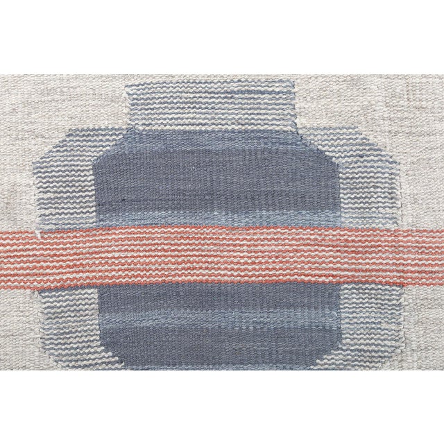 Light Gray Oversized Modern Swedish-Inspired Geometric Rug by Doris Leslie Blau For Sale - Image 8 of 9