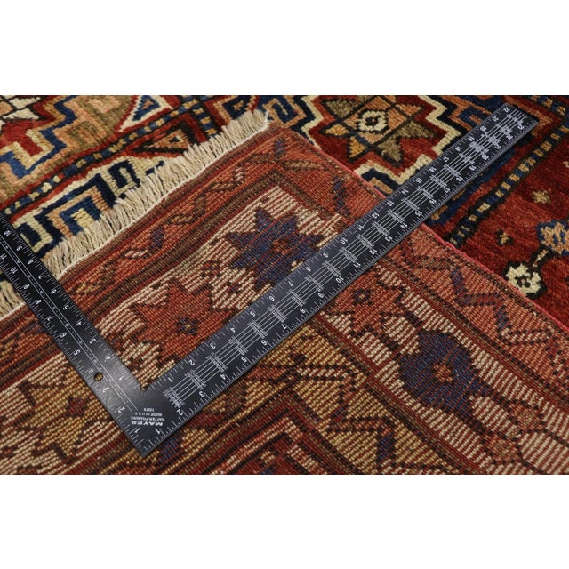 Late 19th Century Antique Karabagh Azerbaijan Gallery Rug - 05'03 X 11'00 For Sale - Image 5 of 9
