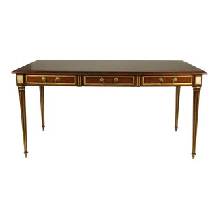 1980s Louis XVI-Style Bureau Plat by Baker For Sale