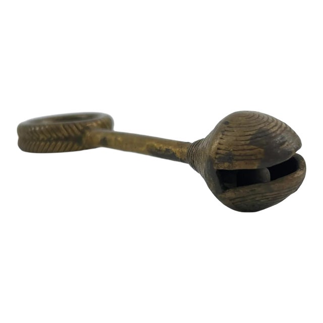 Early 20th Century Crotal Bell Pendant Cameroon Sieber Collection For Sale