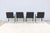 Ludwig Mies Van Der Rohe Brno Flat Bar Chairs in Gray Wool by Gordon - Set of 4 For Sale - Image 11 of 18
