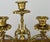 Vintage French Brass Ornate Candleholders, Set of 2 For Sale - Image 5 of 13