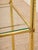 Metal Gold Hollywood Regency Shelf For Sale - Image 7 of 10