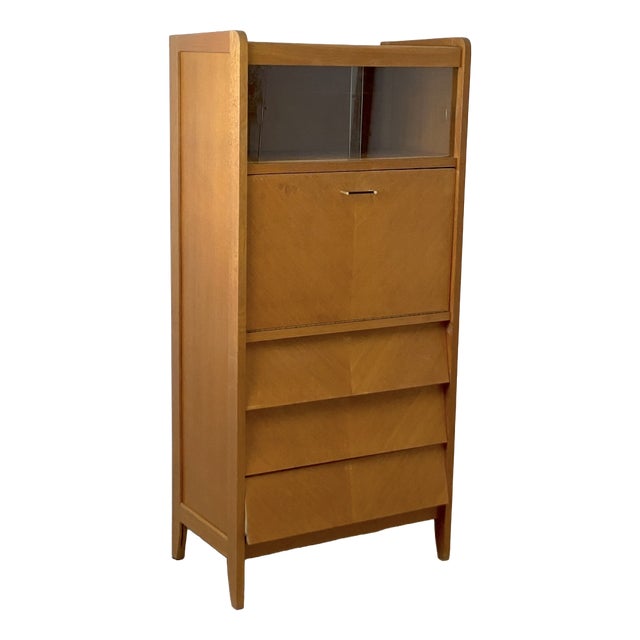 Vintage Secretaire in Wood, 1960s For Sale