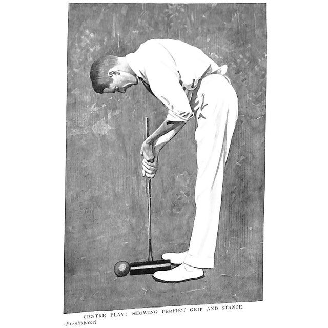 1930s "The Art of Croquet: A Practical Handbook" 1932 Crowther-Smith, h.f. For Sale - Image 5 of 8