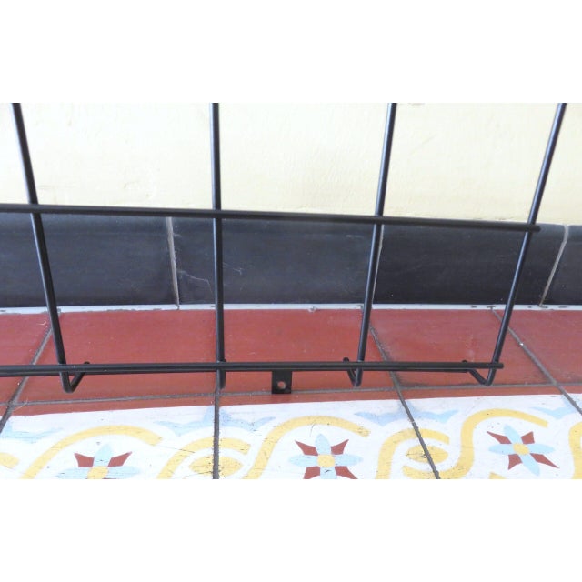 Black String Coat Rack by Karl Fichtel for Drahtwerke Erlau, 1950s For Sale - Image 17 of 18
