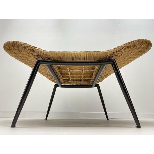 Sculptural Italian Wicker Armchair For Sale In Austin - Image 6 of 9