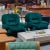 Italian Green Velvet Lounge Chairs,1970s, Set of 2 For Sale - Image 3 of 18