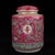 Pink Famille Rose Longevity Lidded Tea Caddy, Chinoiserie Small Porcelain Ginger Jar For Sale - Image 4 of 9