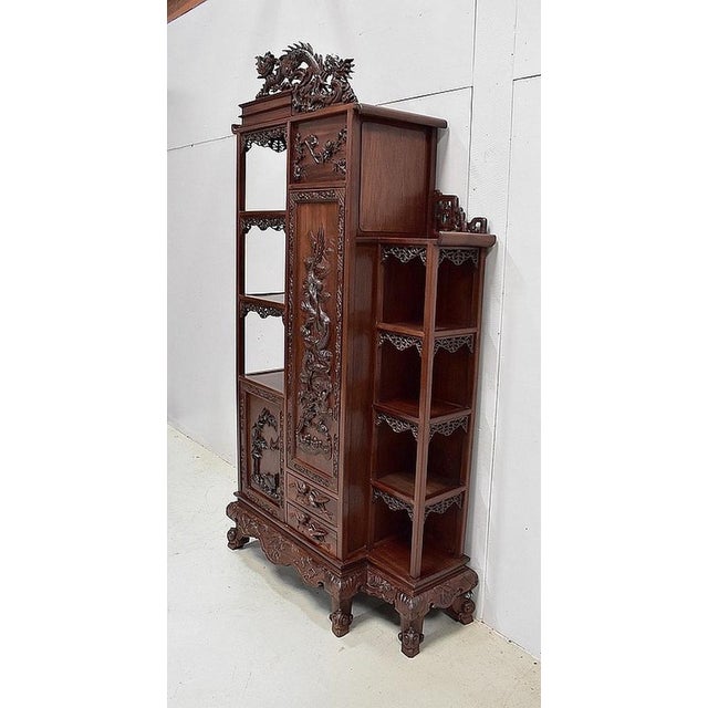 19th Century Asian Mahogany Cabinet, Vietnam For Sale - Image 3 of 18