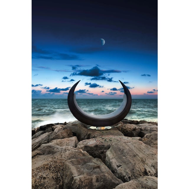 Black Eco-Leather Eclipse Sofa from VGnewtrend For Sale - Image 12 of 14