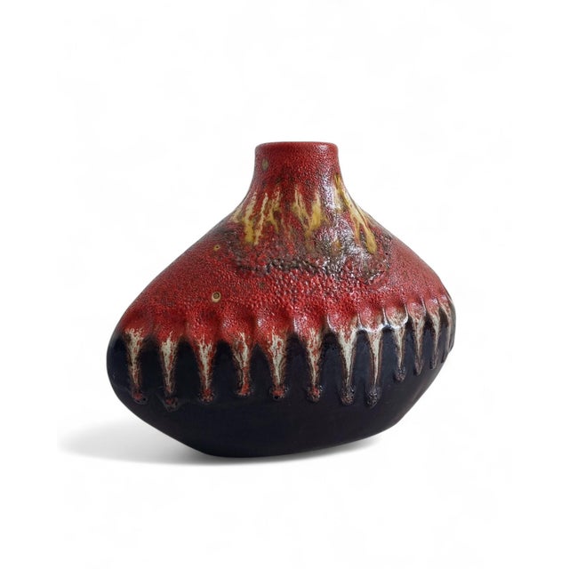 Sculptural West German Art Pottery Vase by Carstens Tönnieshof, 1950s For Sale - Image 13 of 18