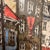 1970s Mid-Century Modern Hand-Tinted Lithograph of Old Quebec by Nikola-Château Frontenac View 22x 14 Original Oak Frame For Sale - Image 11 of 12