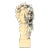 Vintage Coastal Plaster Shell Bust of Woman For Sale