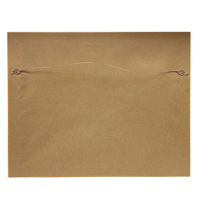 Portrait of Sultan in Landscape Oil Painting Print on Canvas in Antiqued Gold Frame For Sale - Image 4 of 5