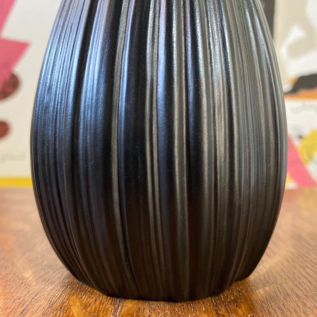 Vintage Rosenthal Black Vase by Martin Freyer Chairish