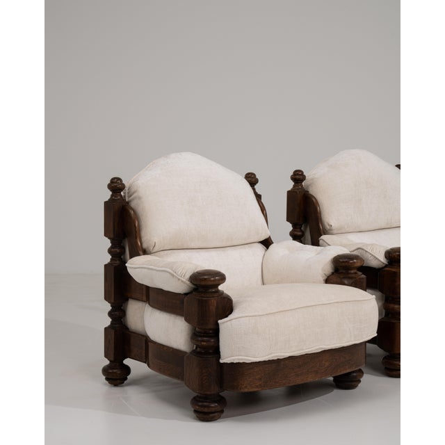 1970s 1970s Pair Of Brutalist Armchairs For Sale - Image 5 of 13