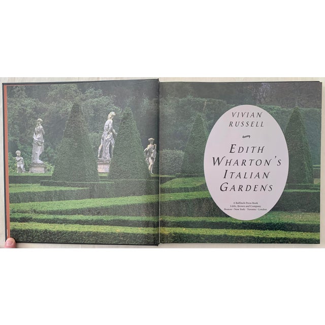 Mid-Century Modern 1997 Edith Wharton's Italian Gardens Book For Sale - Image 3 of 9