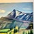 1970s 1978 Vintage Plein Air Pikes Peak Americana Landscape Original Oil Painting, Northwest View For Sale - Image 5 of 14