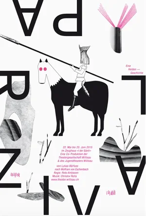 2021 Masters of Serigraphy Posters, Individual Print, Willisau Theater, Niklaus Troxler