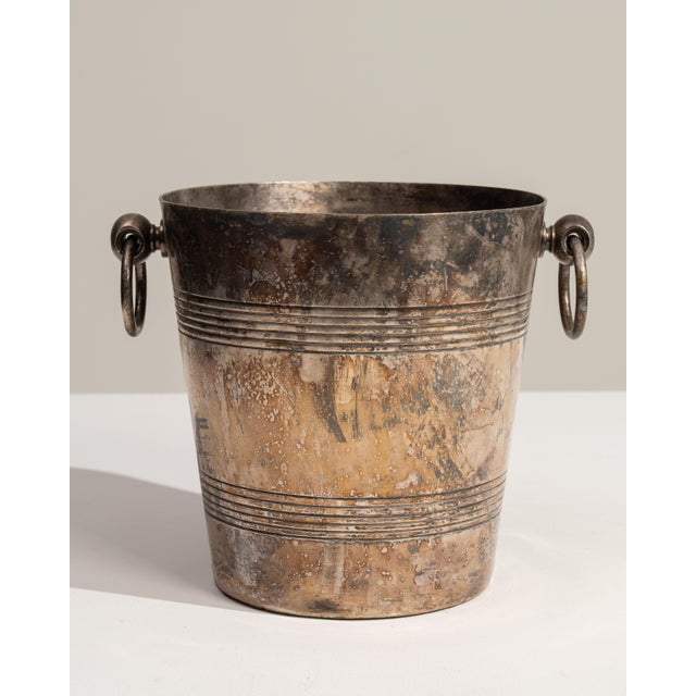 Mid 20th Century France Silver Ice Bucket For Sale - Image 12 of 18