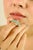 Not Yet Made - Made To Order Summer Natural Turquoise 14k Gold Eternity Band Size 7 For Sale - Image 5 of 12
