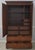 Chippendale Henkel Harris Mahogany Tall Wardrobe Chifferobe Armoire For Sale - Image 3 of 18