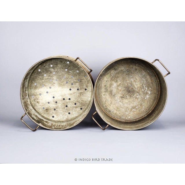 Metal 1880s Antique French Copper Steamer Pot For Sale - Image 7 of 10