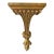 Vintage French Provincial Gilt Wall Shelf Sconce For Sale