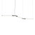 Contemporary Ypsilon S-Shaped Glass Suspension Lamp by Lorenza Bozzoli For Sale - Image 3 of 5