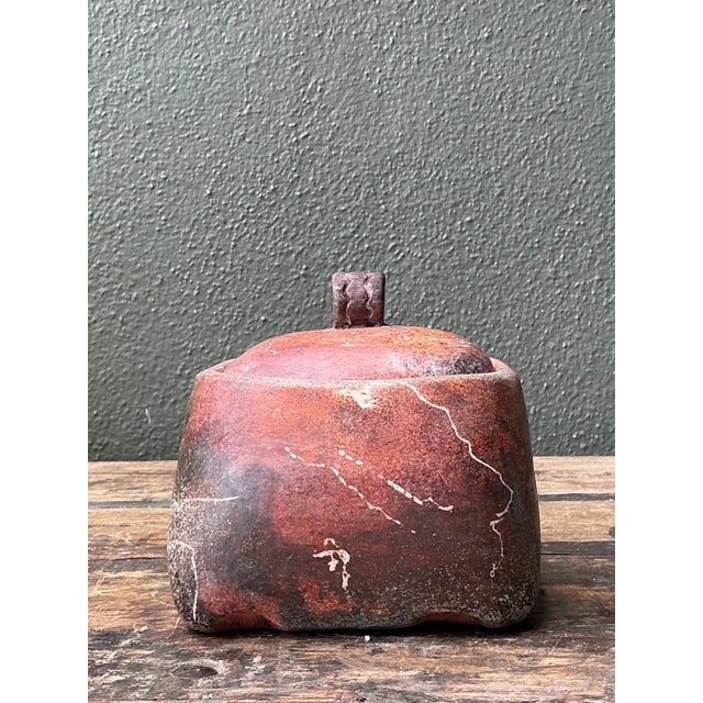 Vintage Studio Pottery Lidded Ceramic Jar For Sale - Image 11 of 18