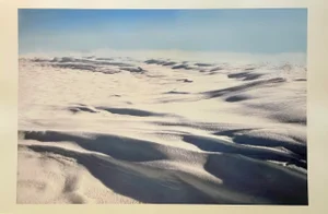 "Field of Snow" Contemporary Landscape Photograph Print by Gleb Derujinsky