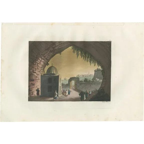 Early 19th Century Ferrario, The Tomb of Jeremiah, 1831, Print For Sale - Image 5 of 5