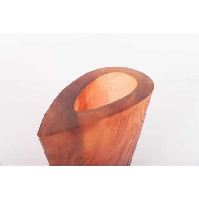 Terry Balle Acrylic Resin Vase, 1990s For Sale - Image 4 of 8