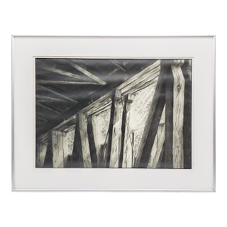 Study of a Timber Frame - Tomoko Parry, C. 1990s For Sale