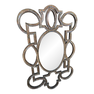 Large 58" X 37" Theodore Alexander Interwoven Mirror 3102-373