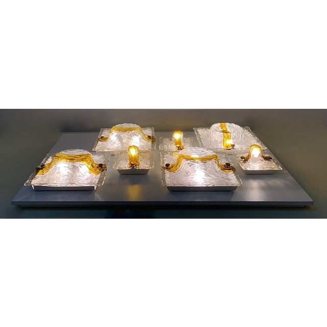 Vintage Wall Lamps, 1970, Set of 7 For Sale - Image 9 of 15